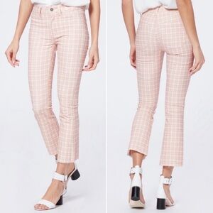 Plaid Pink Women's Jeans
